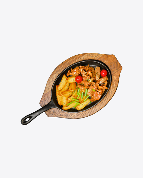 Free Country Potatoes w/ Chanterelles & Meat