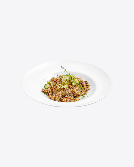 Free Buckwheat w/ Mushrooms & Zucchini