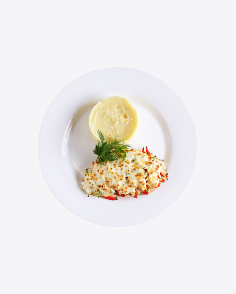 Free Baked Meat w/ Mashed Potatoes