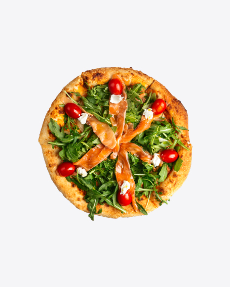 Free Pizza w/ Salmon & Arugula