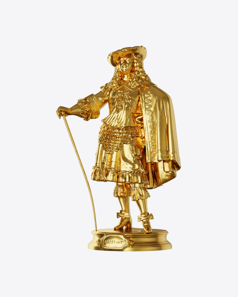 Free Golden Sculpture of Man
