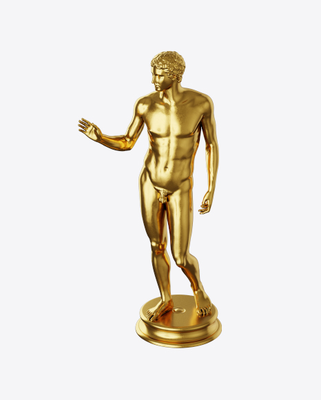 Free Golden Sculpture of Man