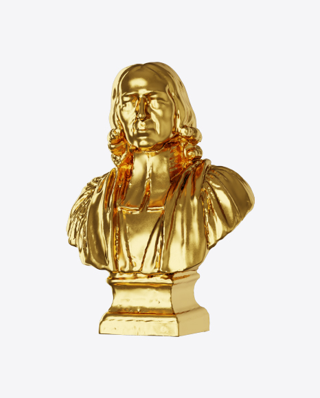 Free Golden Bust of John Wesley