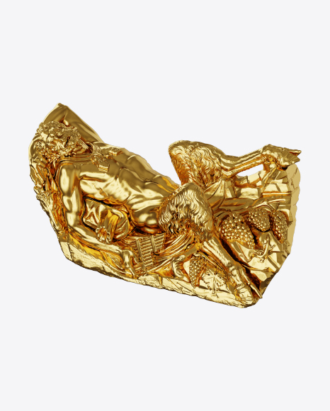 Free Golden Satyr Sculpture