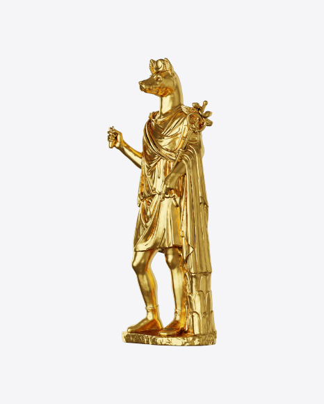 Free Golden Anubis Sculpture