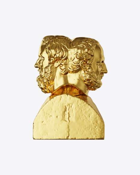 Free Golden Double Herm of Herodotus and Thucydides