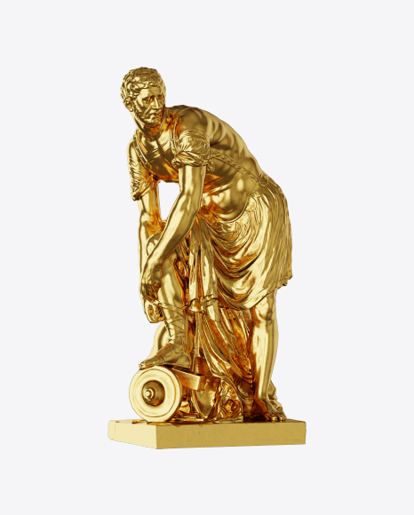 Free Golden Sculpture of Cincinnatus