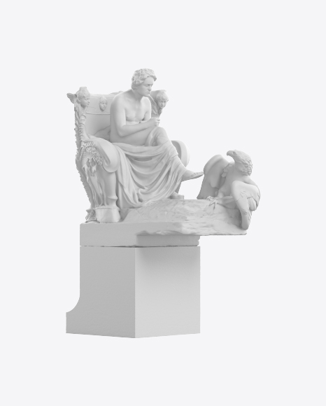 Free Man on Throne Sculpture