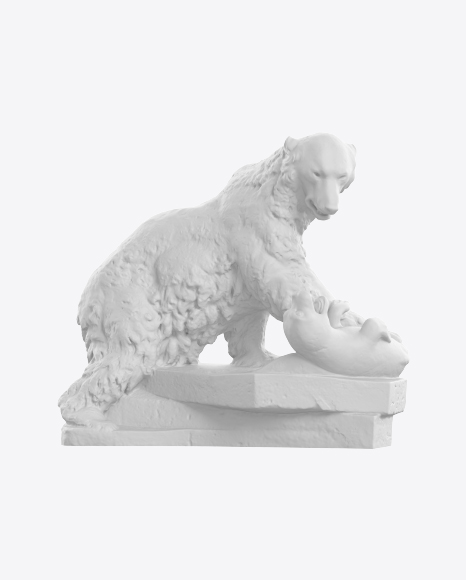 Free Bear and Seal Sculpture