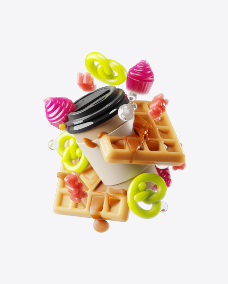 Free Abstract Food Set