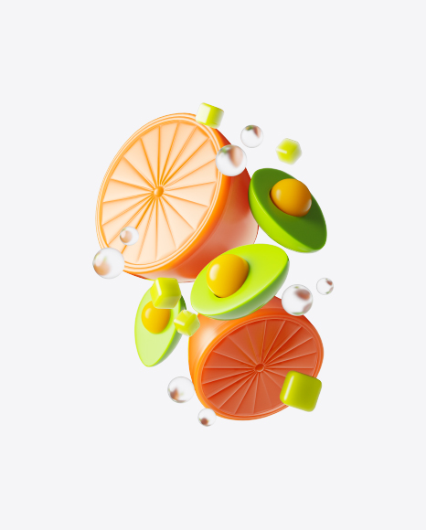 Free Abstract Food Set