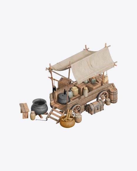 Free Medieval Market Stall