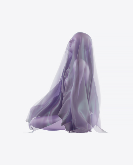 Free Abstract Body Under Veil