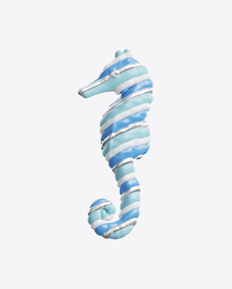 Free Abstract Seahorse