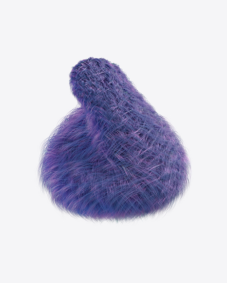 Free Purple Fur Shape