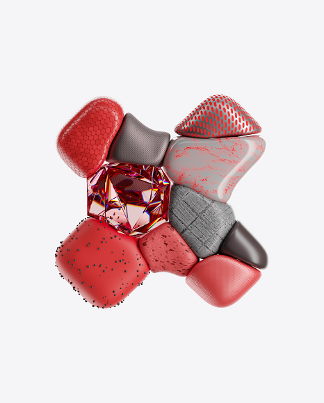 Free Abstract Cross Shape