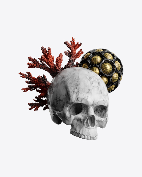 Free Abstract Set w/ Skull